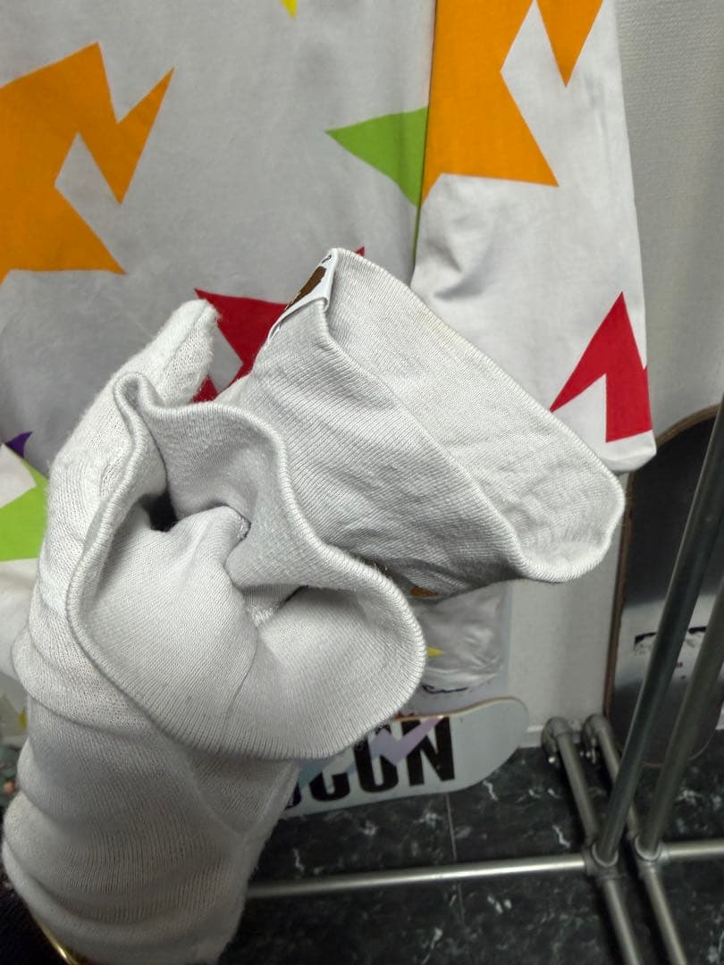 A BATHING APE スターマルチ　総柄　BAPE ロングTシャツ XL