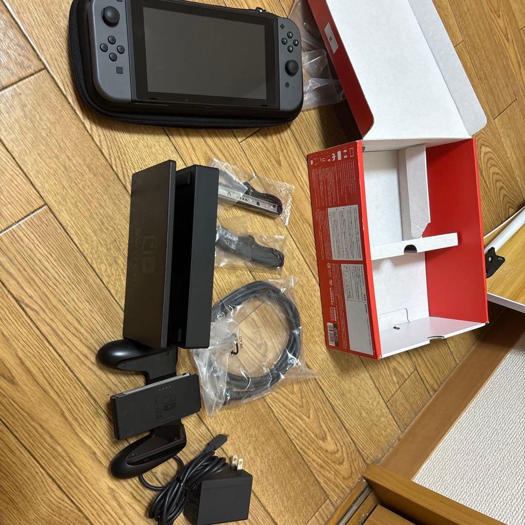 Nintendo Switch 本体 グレー 付属品あり