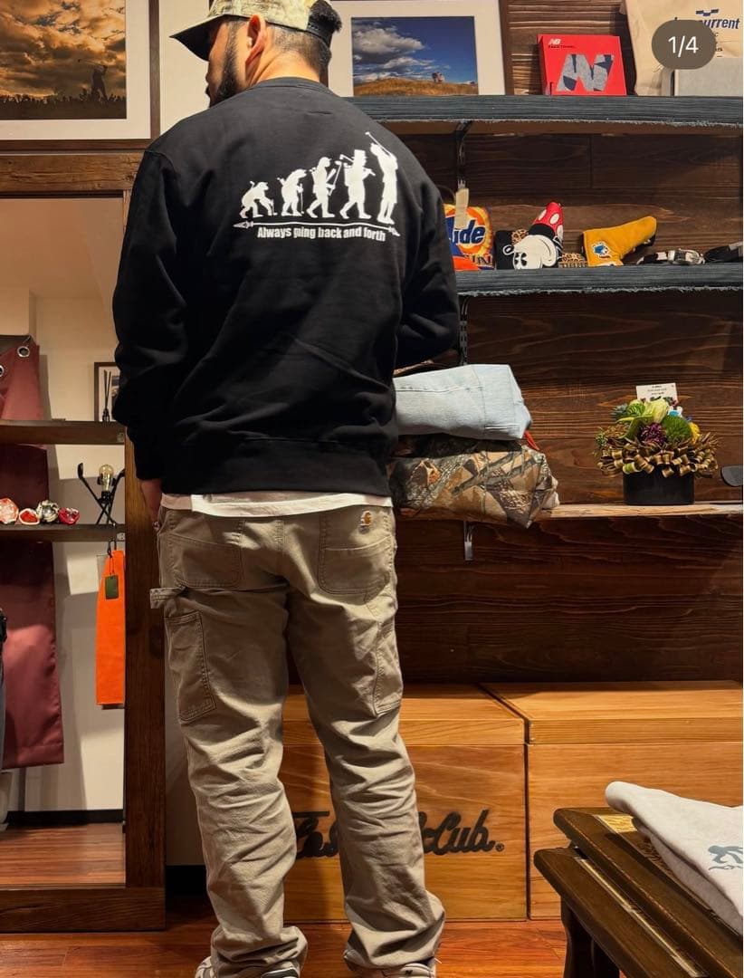 frog golf club 進化論 トレーナー 即完品 XL