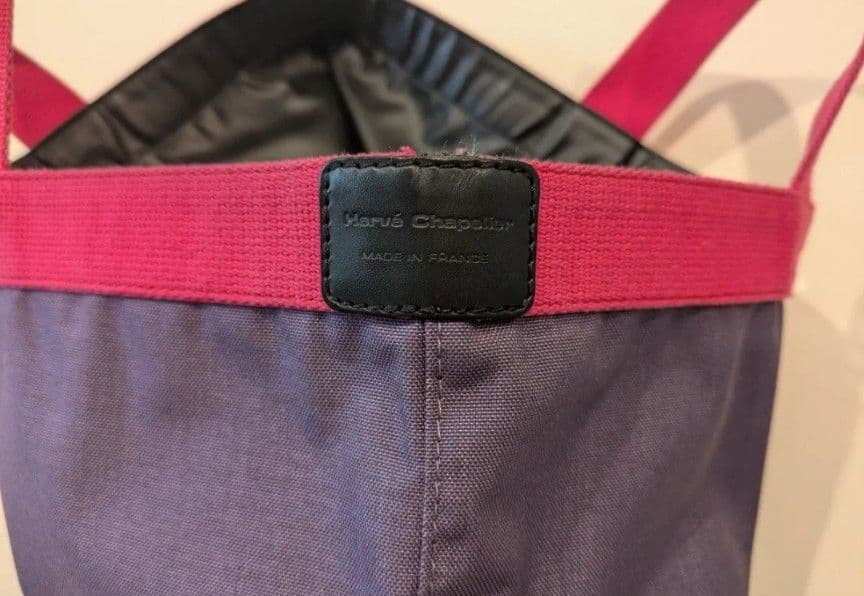 エルベシャプリエ　トートバッグ　プリュネル　パープル　ピンク