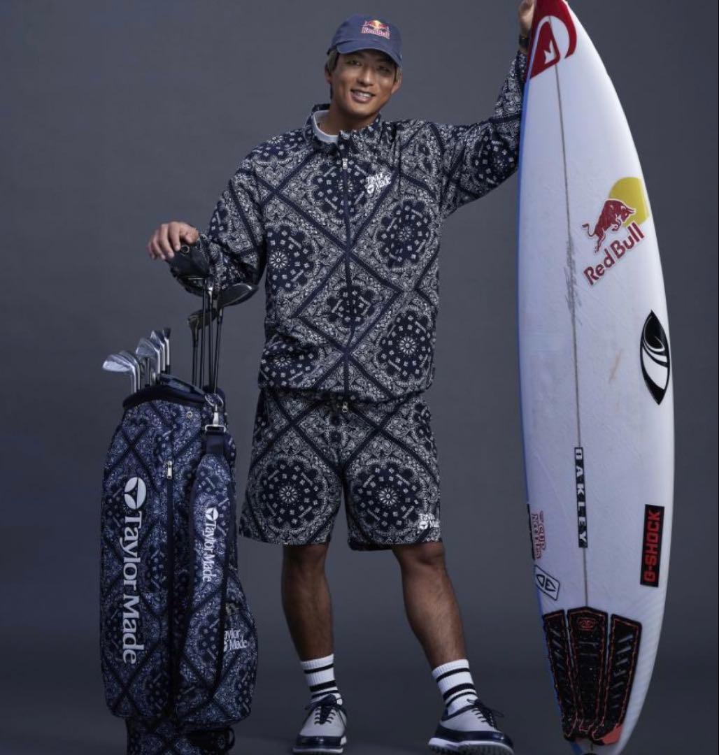 即完品 テーラーメイド ブルゾン ジップ ペイズリー バンダナ ハイネック