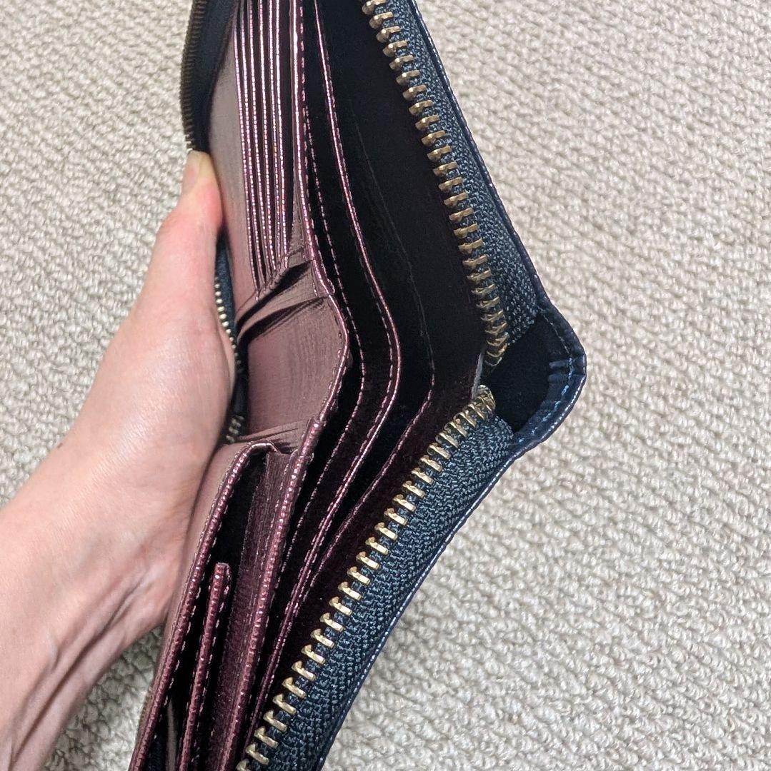 【新品未使用】CK   ネイビー 二つ折り財布