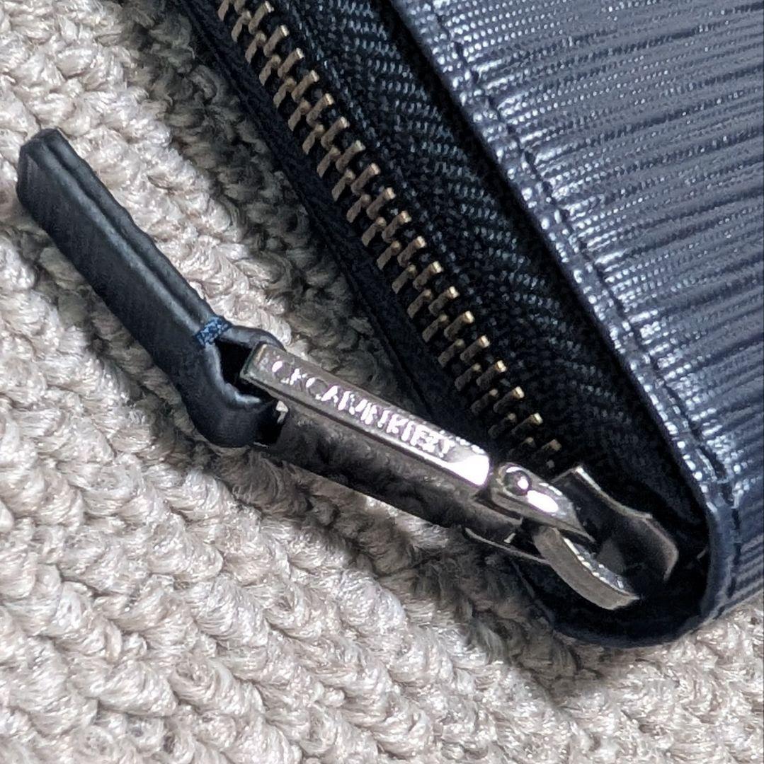 【新品未使用】CK   ネイビー 二つ折り財布