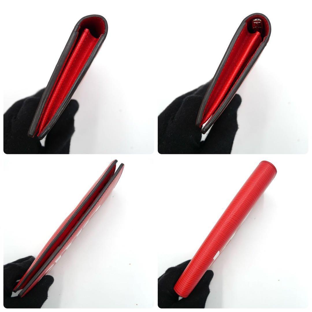 【限定コラボ】ルイヴィトン シュプリーム ブラザ エピ レッド 長財布