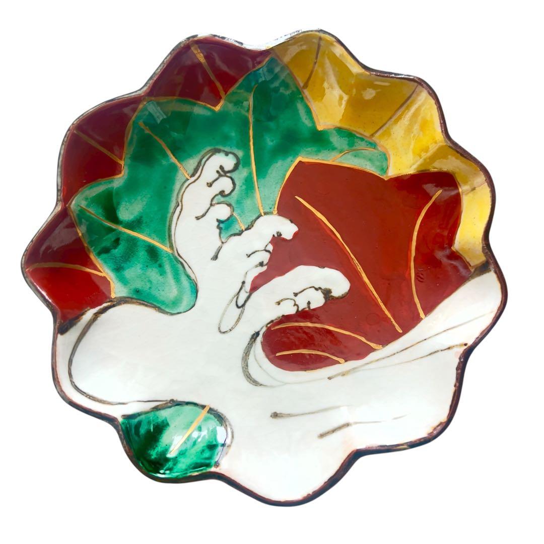 専用　乾山写し 龍田川 清水焼 お皿　紅葉　懐石器　1枚