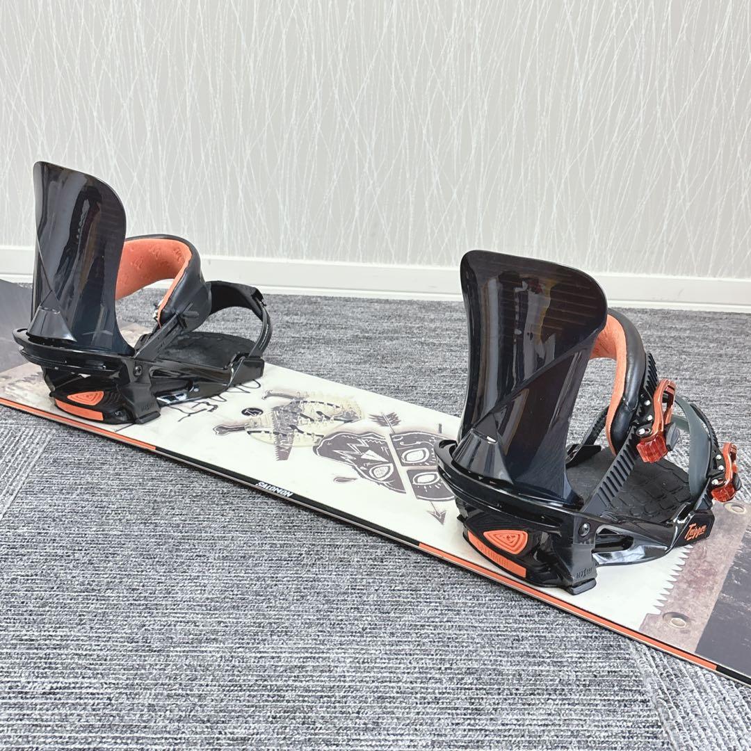 49超豪華❗️サロモン メンズスノーボードセット★スノボ152cm+ビン付