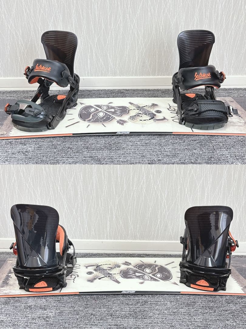 49超豪華❗️サロモン メンズスノーボードセット★スノボ152cm+ビン付