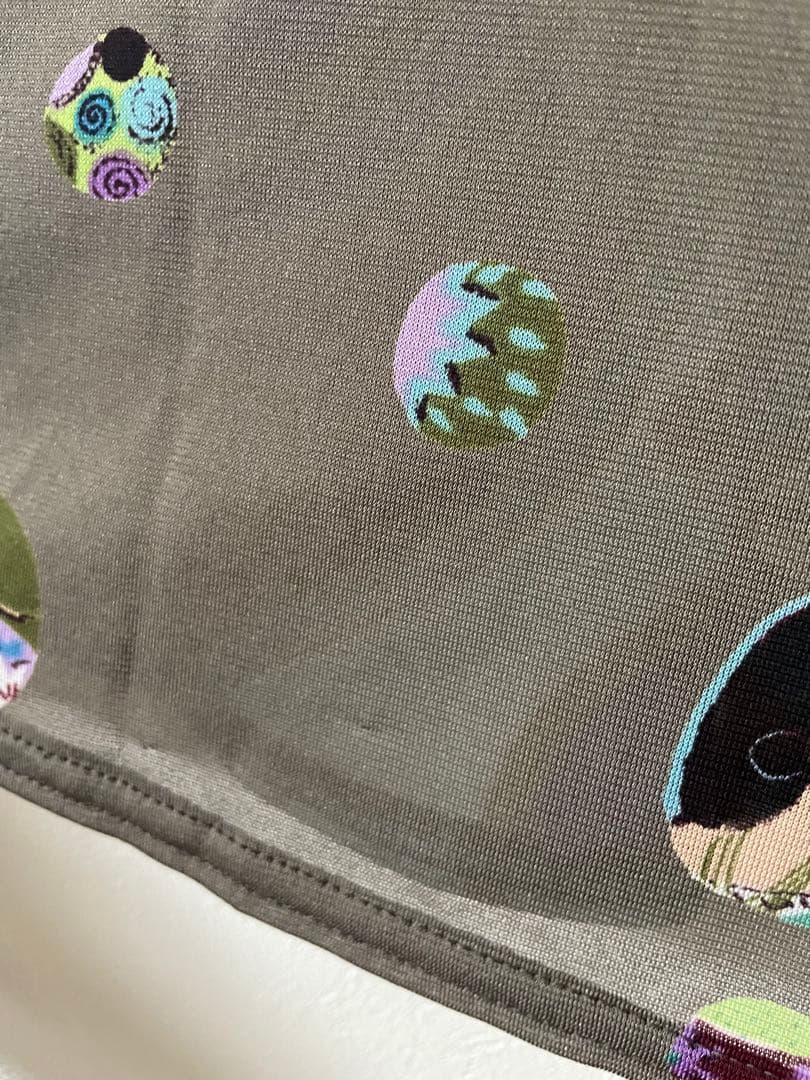 トクコプルミエブォルノースリーブ チュニック マルチカラーカーキ系(訳あり)