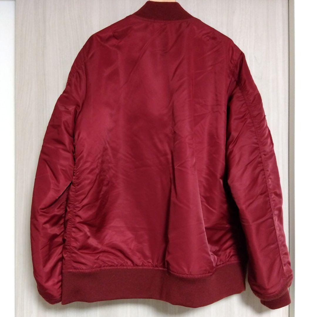A BATHING APE MA-1ジャケット XL バーガンディ