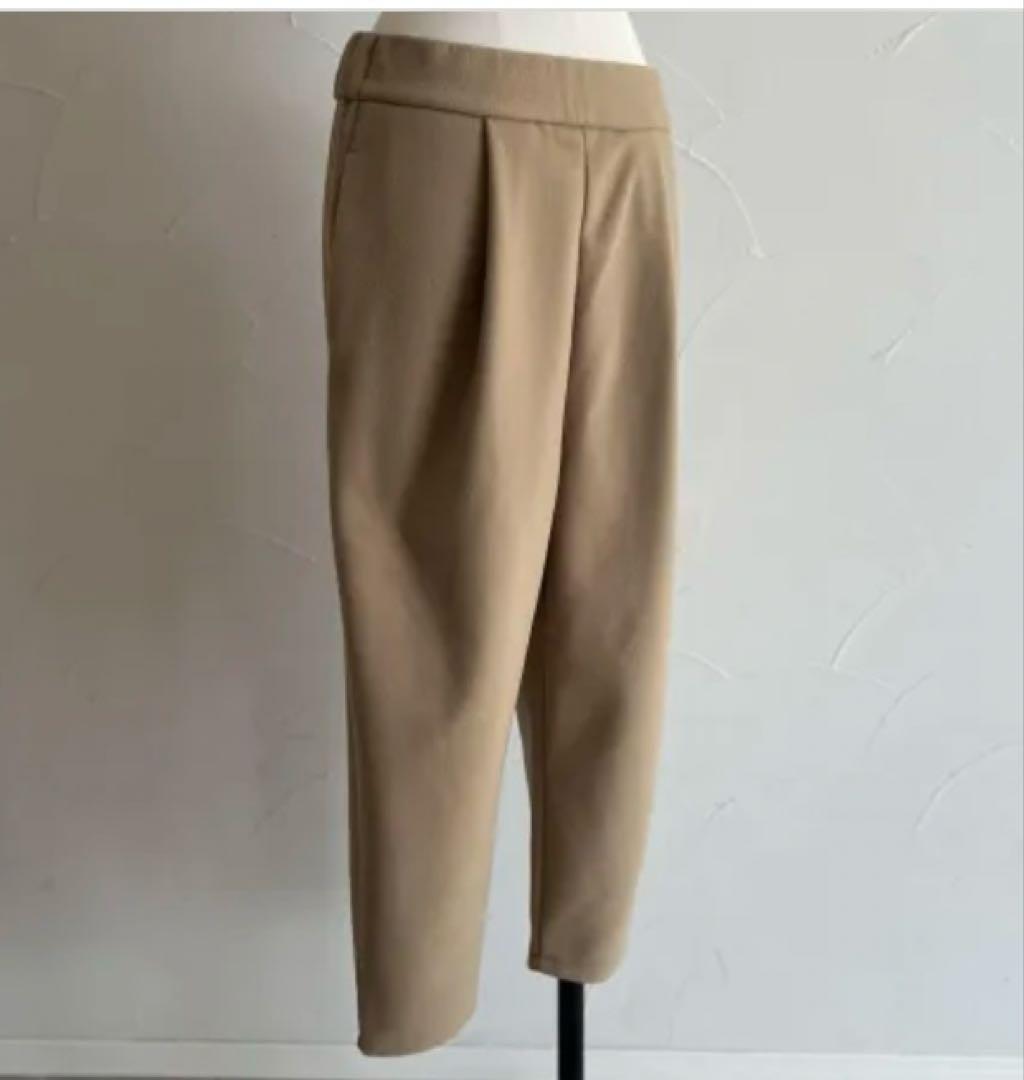 最終価格‼️新品2025 AW Collectionふわもちパンツキャメル　36