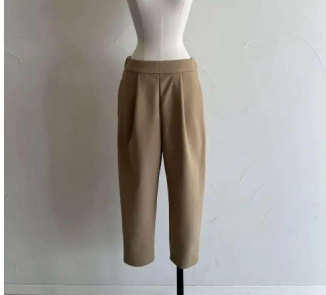 最終価格‼️新品2025 AW Collectionふわもちパンツキャメル　36