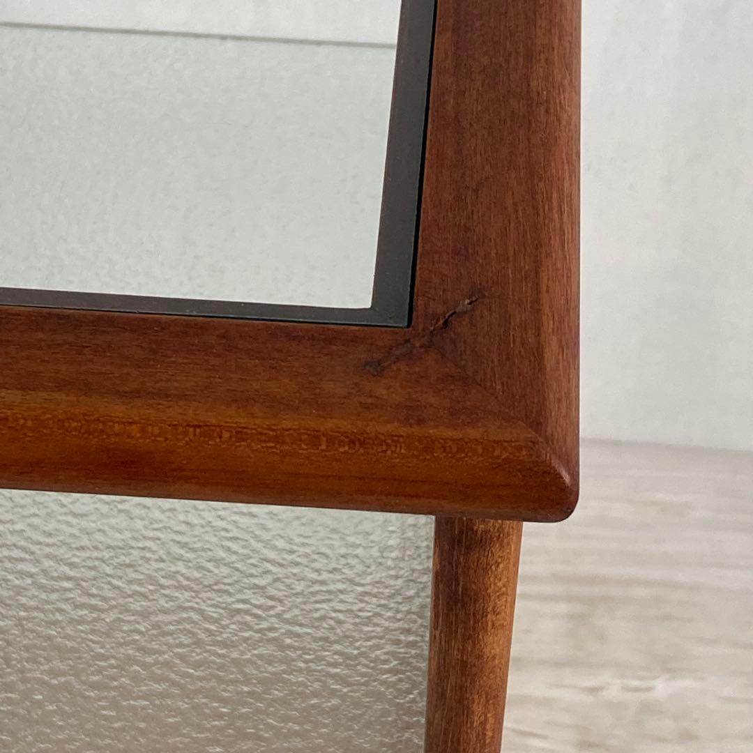 古い木製 ガラスケース 3段 卓上 ショーケース 展示ケース 店舗什器