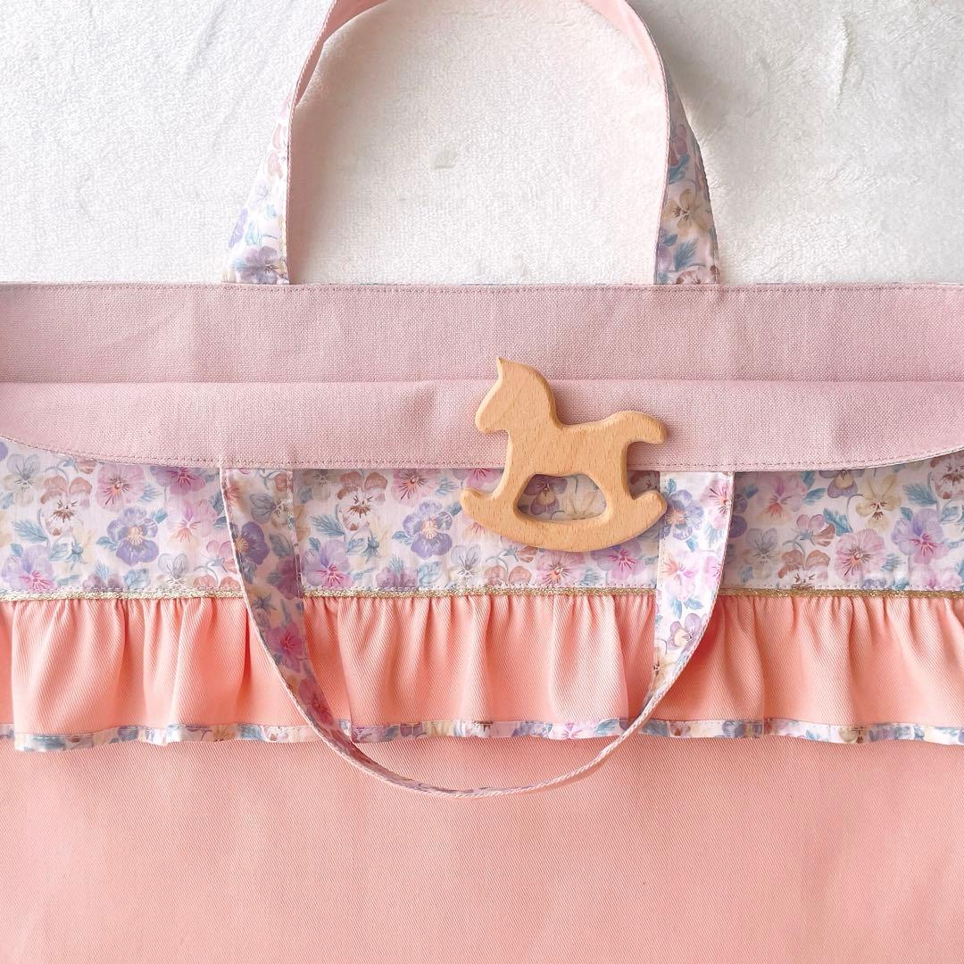 〈40〉mimi様　リバティハンドメイド レッスンバッグ 体操着袋 入園 入学