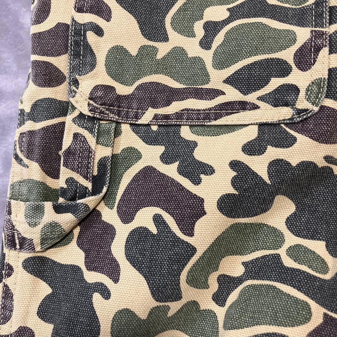 Stüssy カモフラージュ ダブルニー　ワークパンツ 30