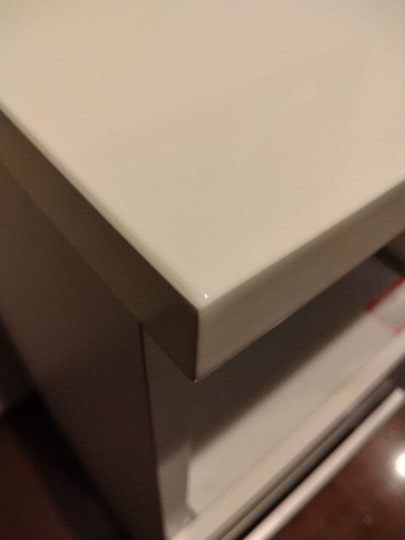 引取歓迎♪ニトリ・キッチンカウンター・食器棚、木製レンジボード　ホワイト　白色