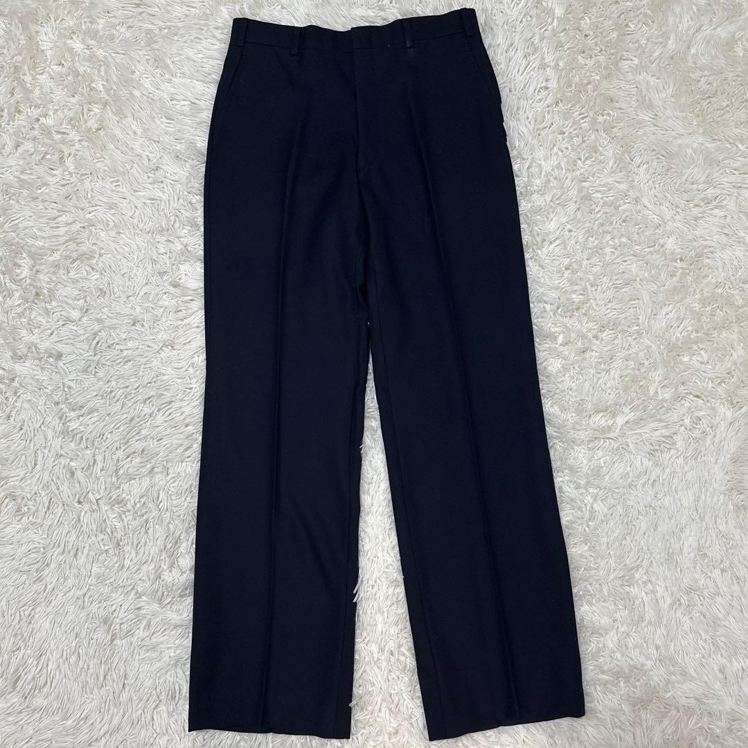 希少 バーバリーズ 金ボタン 紺ブレ ウール ダブルブレスト セットアップ 毛