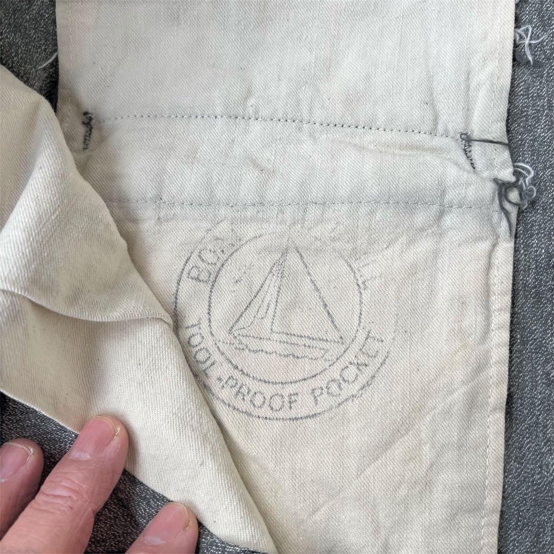 専用　1950’s ブラックシャンブレーパンツ 黒シャン