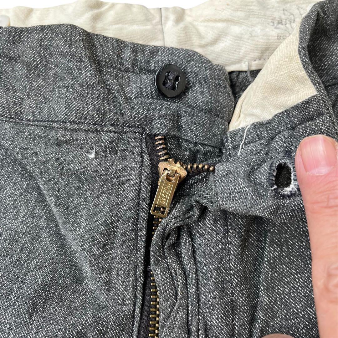 専用　1950’s ブラックシャンブレーパンツ 黒シャン