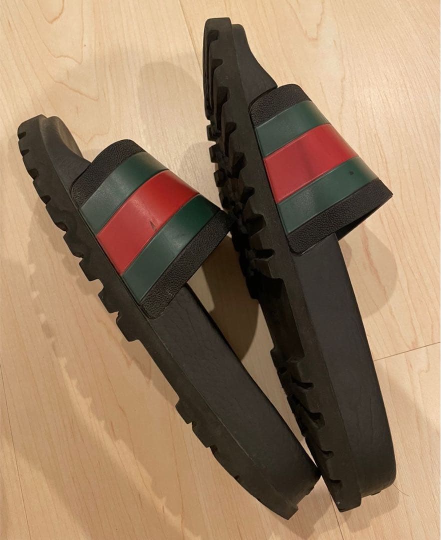 GUCCI サンダル ブラック シェリーライン