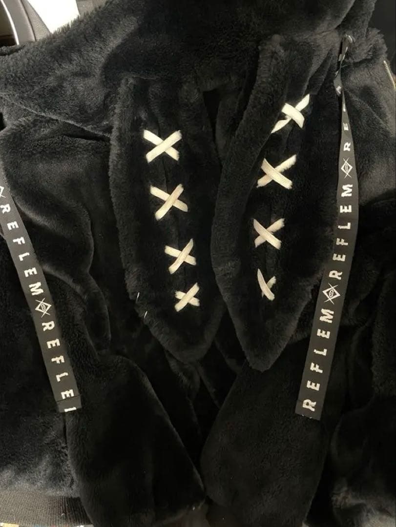 『REFLEM/レフレム』うさ耳BIGファーパーカー/ファーブルゾン フーディー