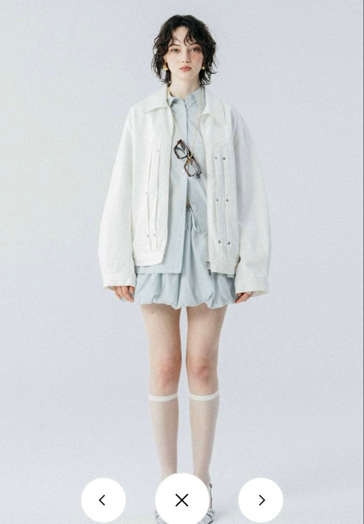 【限定値下げ】Olympia Denim Jacket White thetoé