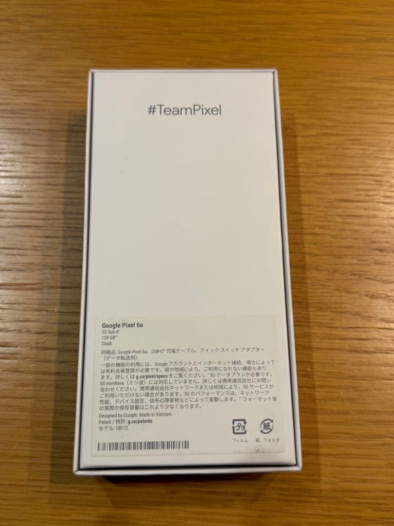 Google Pixel 6a 128GB SIMフリー moft付き