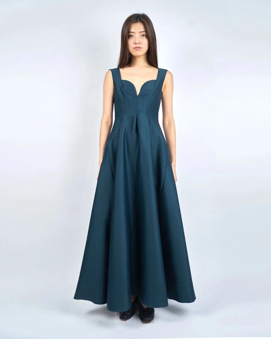 【新品タグ付】ハルノブムラタ INES - SILK WOOL FLARE