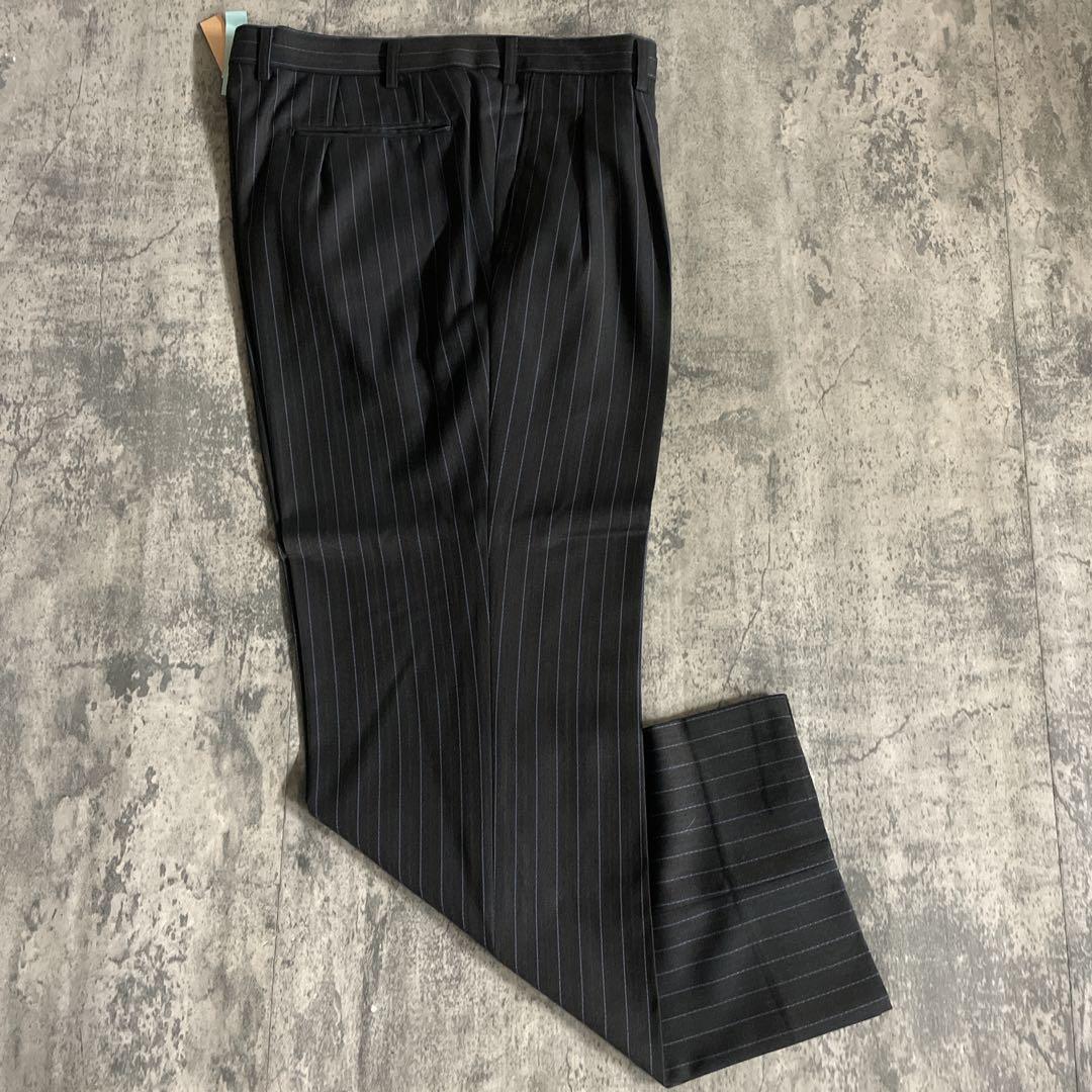 極美品 England製 極上ウール BALENCIAGA ネクタイ スーツXL