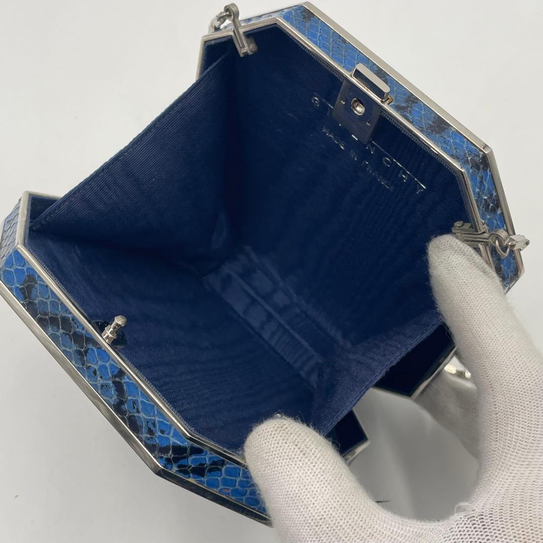 ジバンシー エキゾチックレザー チェーン パーティーバッグ アクセサリーポーチ