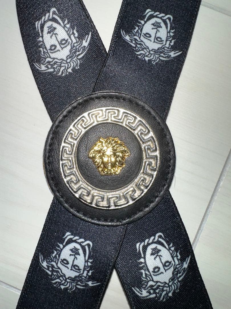 小物 versace vintage suspender