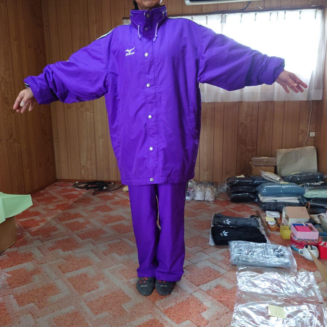 けんちゃん専用 Mizuno パープル ウィンドブレーカー 上下セット