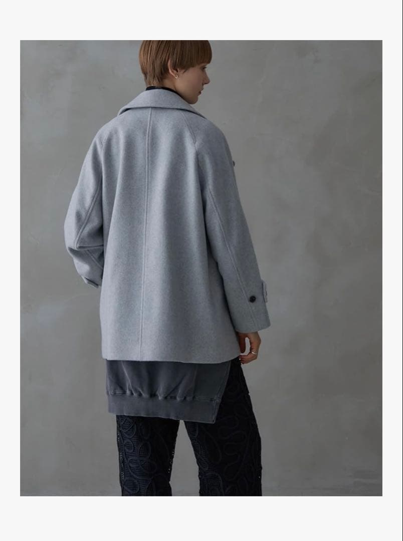 アーバンリサーチ スーパー100メルトンPコート 美品