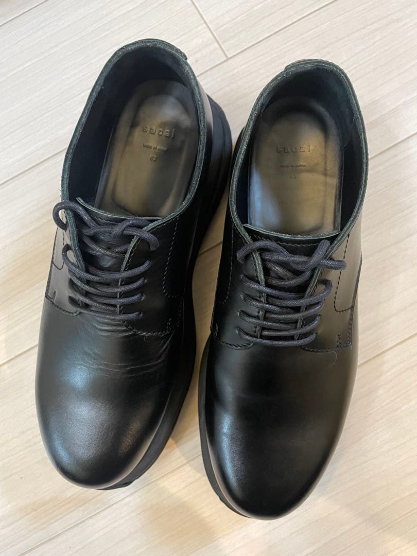sacai(サカイ)Oxford Shoes レザーシューズ 43 革靴 美品