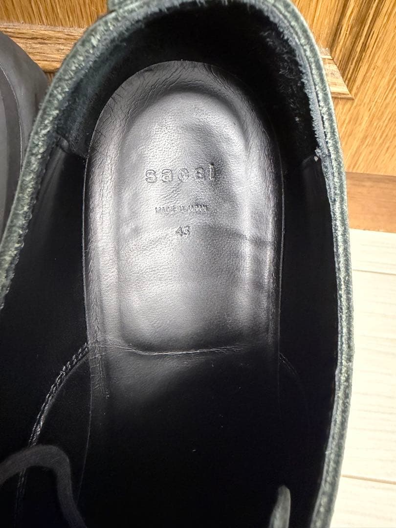 sacai(サカイ)Oxford Shoes レザーシューズ 43 革靴 美品