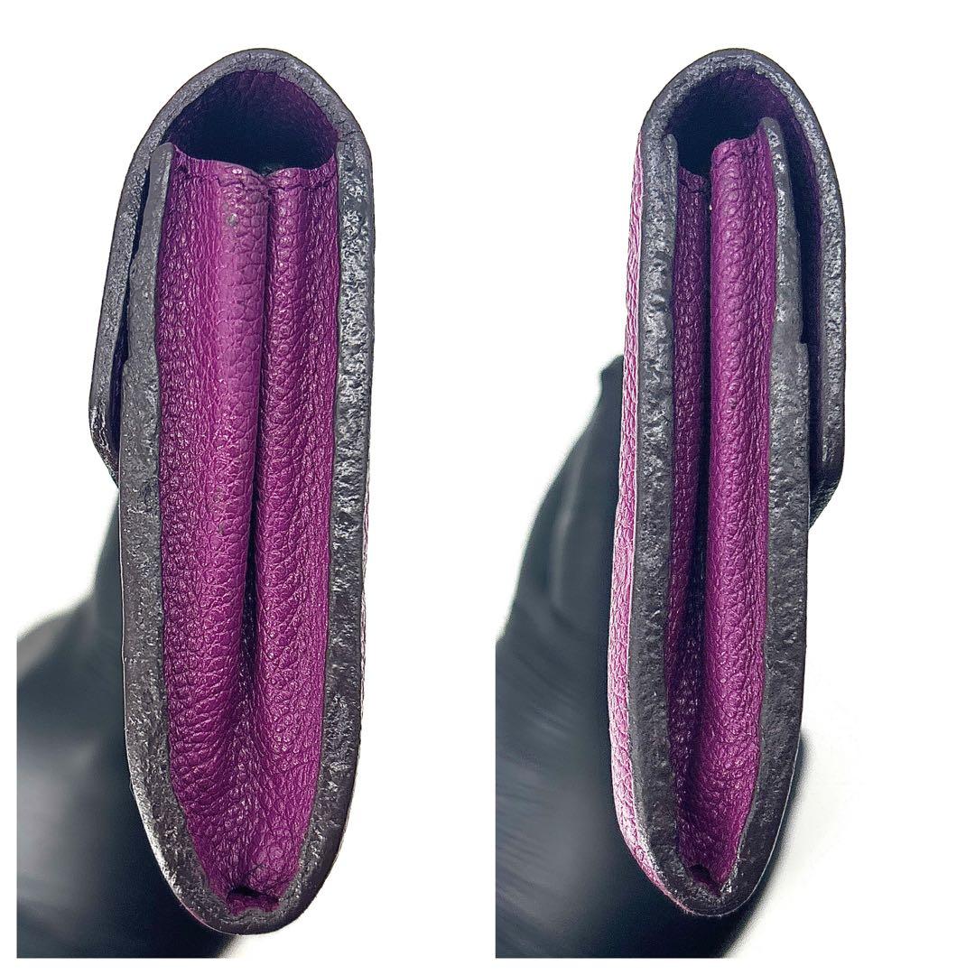 ルイヴィトン アンプラント ポルトフォイユ キュリーズ 長財布　パープル