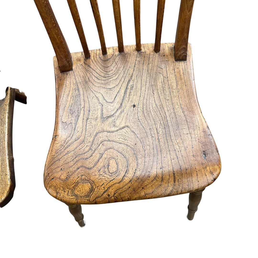 英国風　ウィンザーチェアー　ダイニングチェア