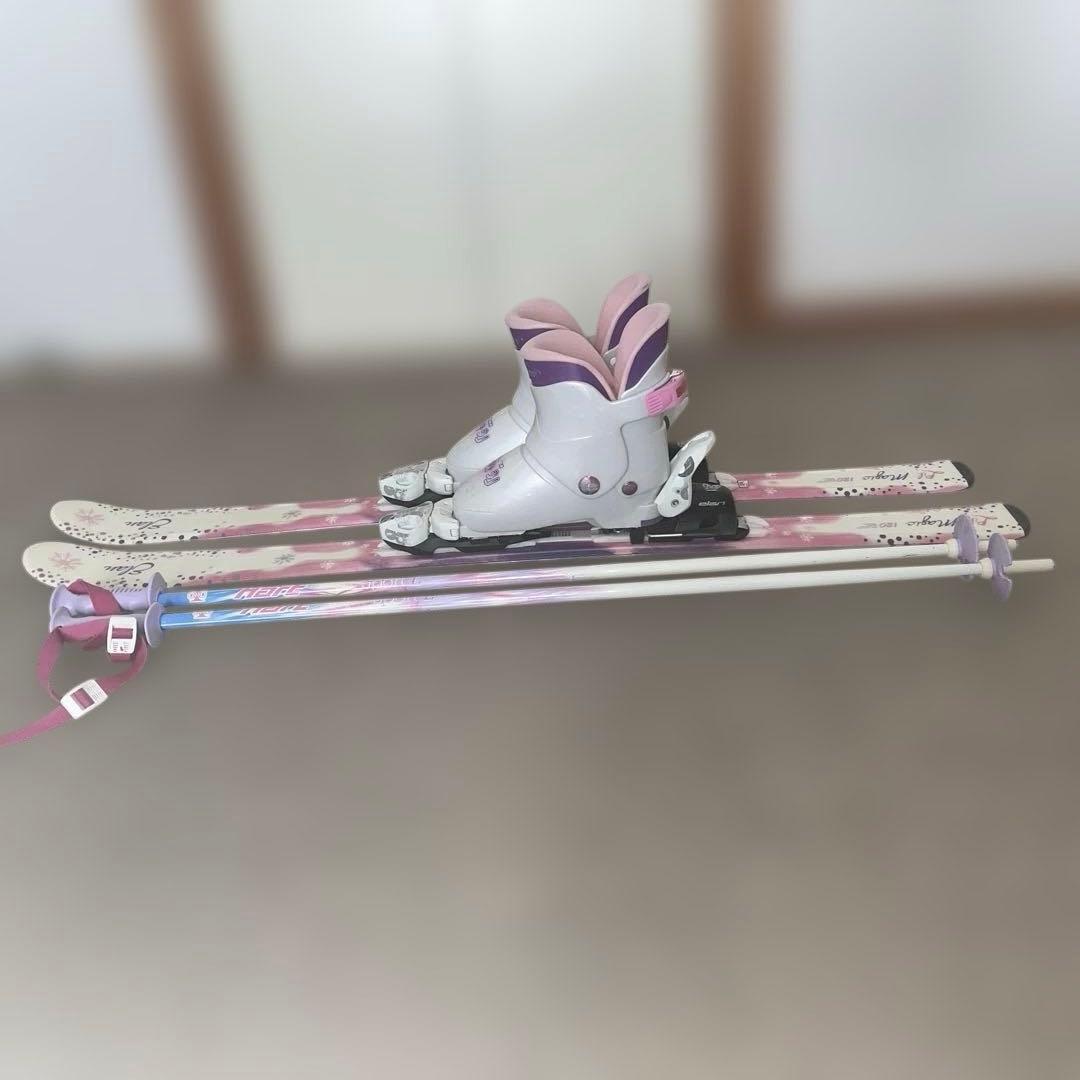 エラン ジュニア スキー板120 ブーツ ポールセット