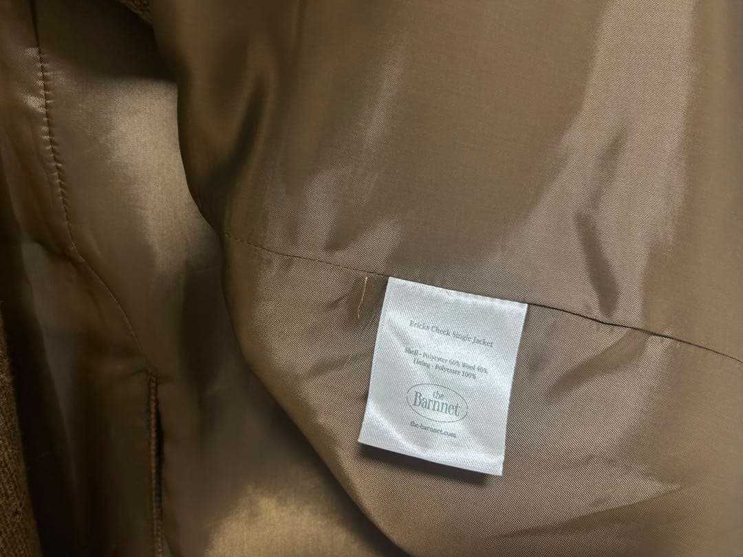 The Barnnet　Bricks Check Single Jacket