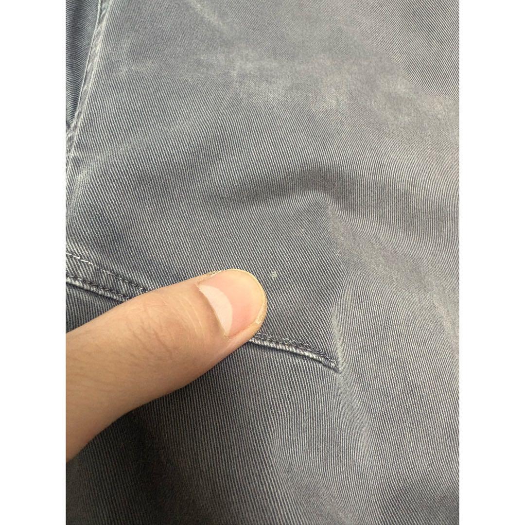 00s Y2K griffin \"ナス紺鬼焼け\" 変型 バッグデザイン パンツ