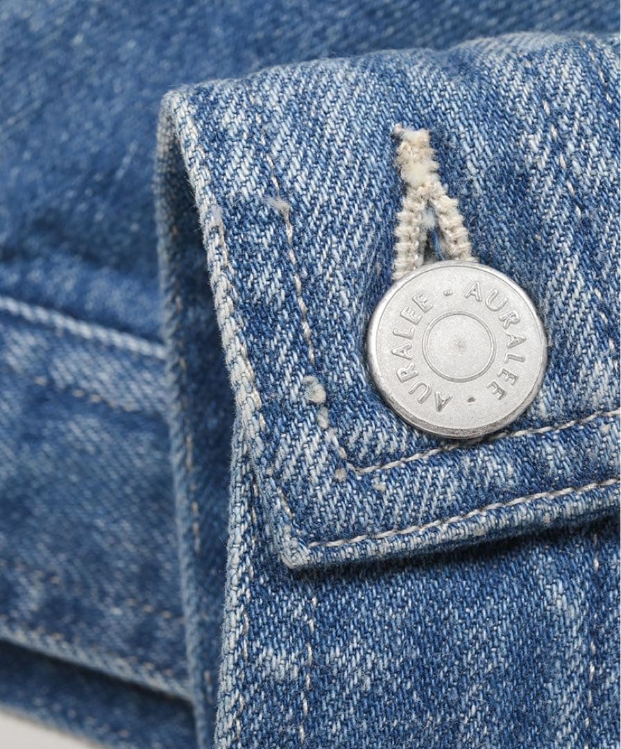 新品AURALEE 25SS SELVEDGE FADED LIGHTDENIM