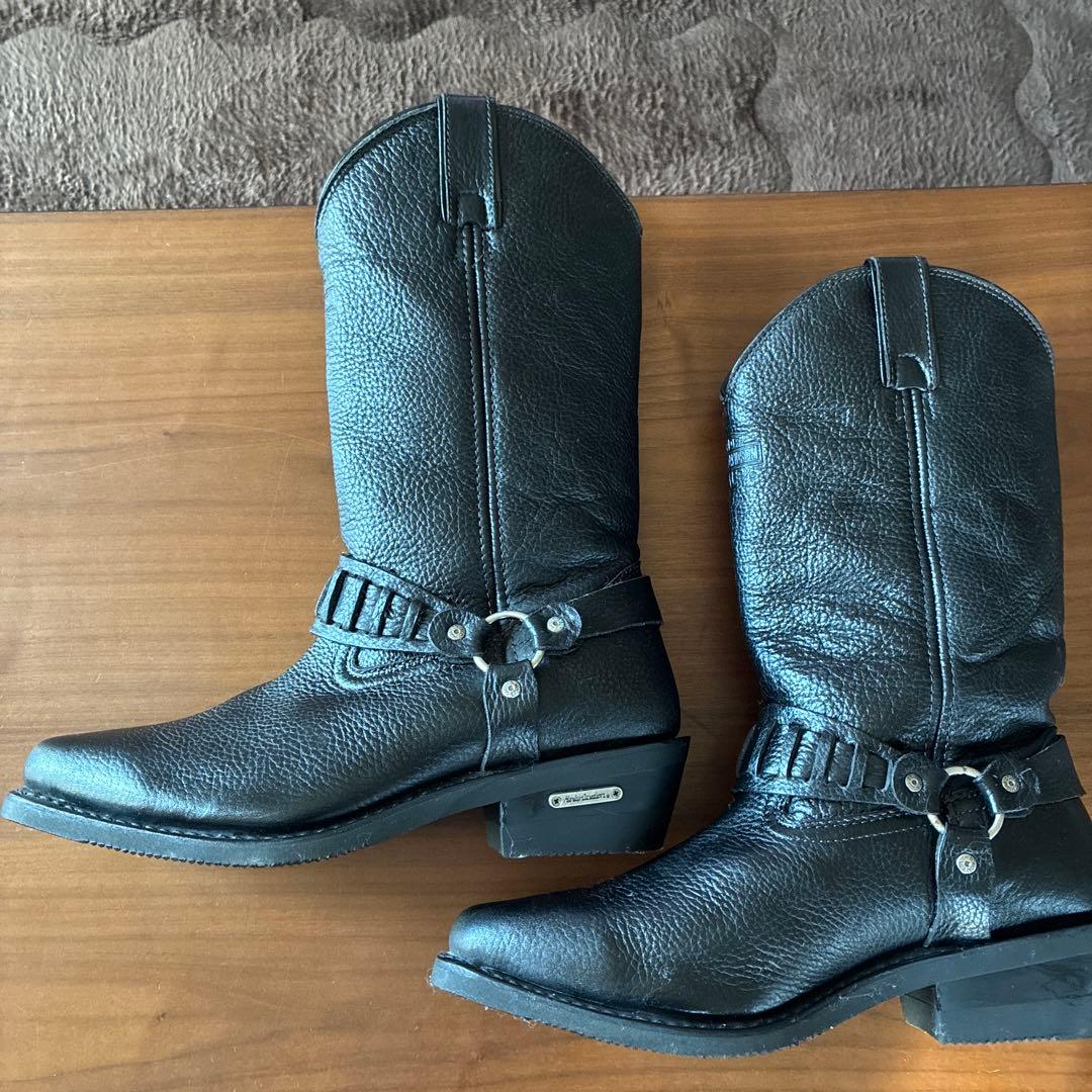 Harley Davidson ブラックエンジニアブーツ