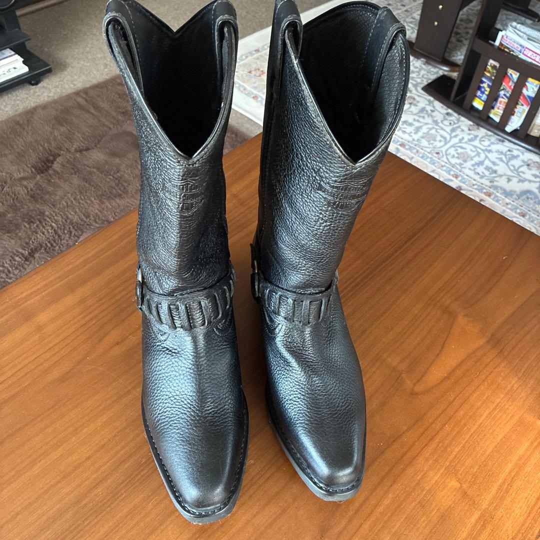 Harley Davidson ブラックエンジニアブーツ