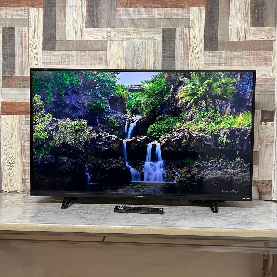 即日受渡❣️全国送フナイ4K50V型地上・BS・110度CSテレビ外付HDD対応