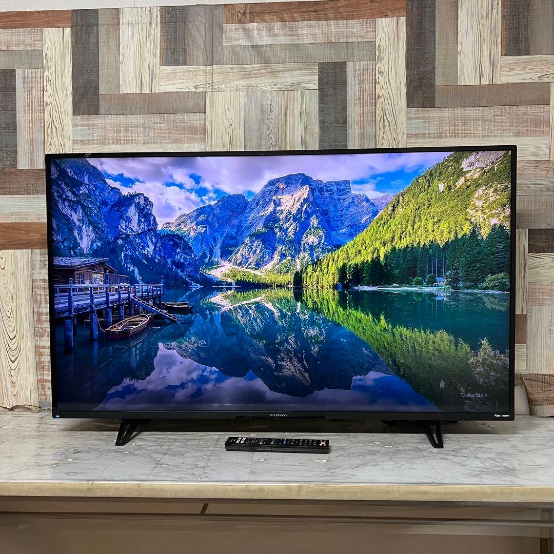 即日受渡❣️全国送フナイ4K50V型地上・BS・110度CSテレビ外付HDD対応