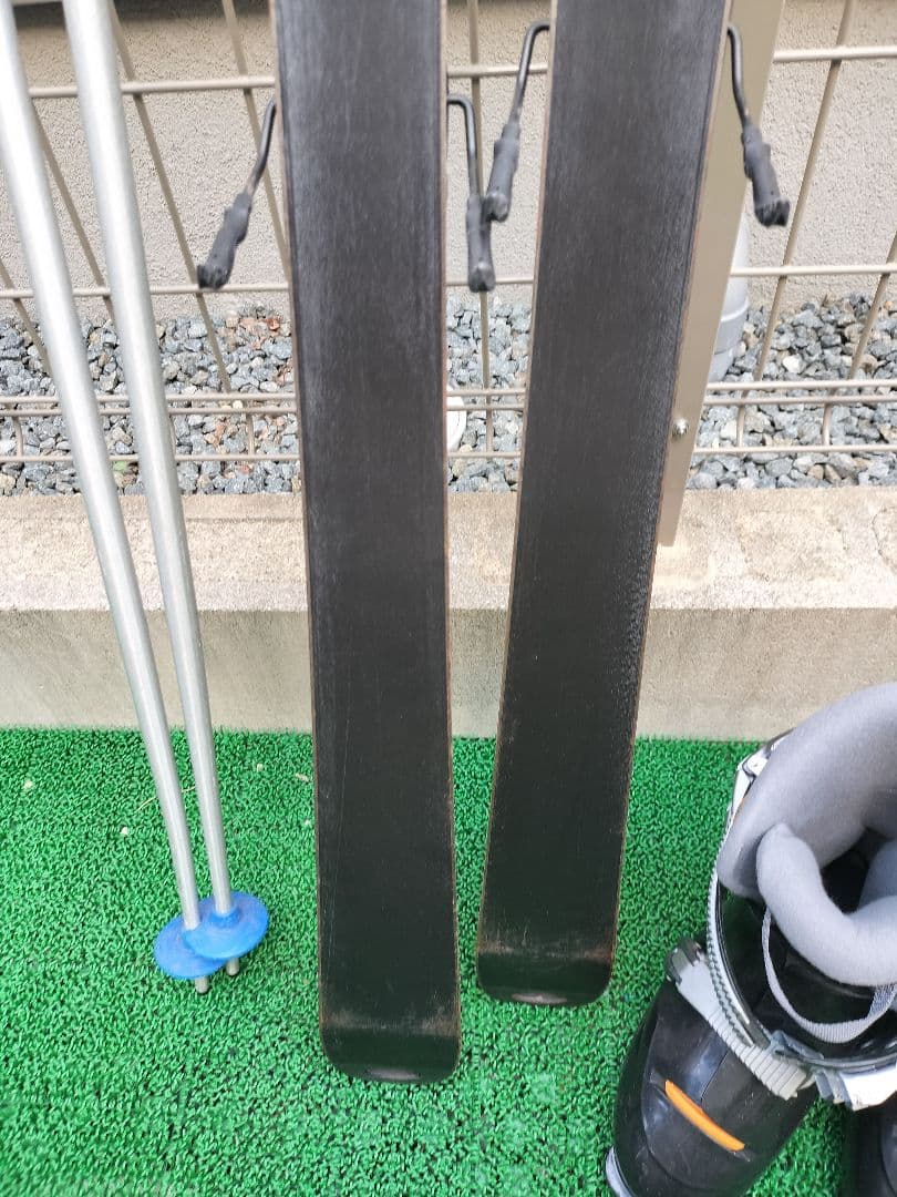 elan スキー板 マーブル模様 スキーブーツ付き