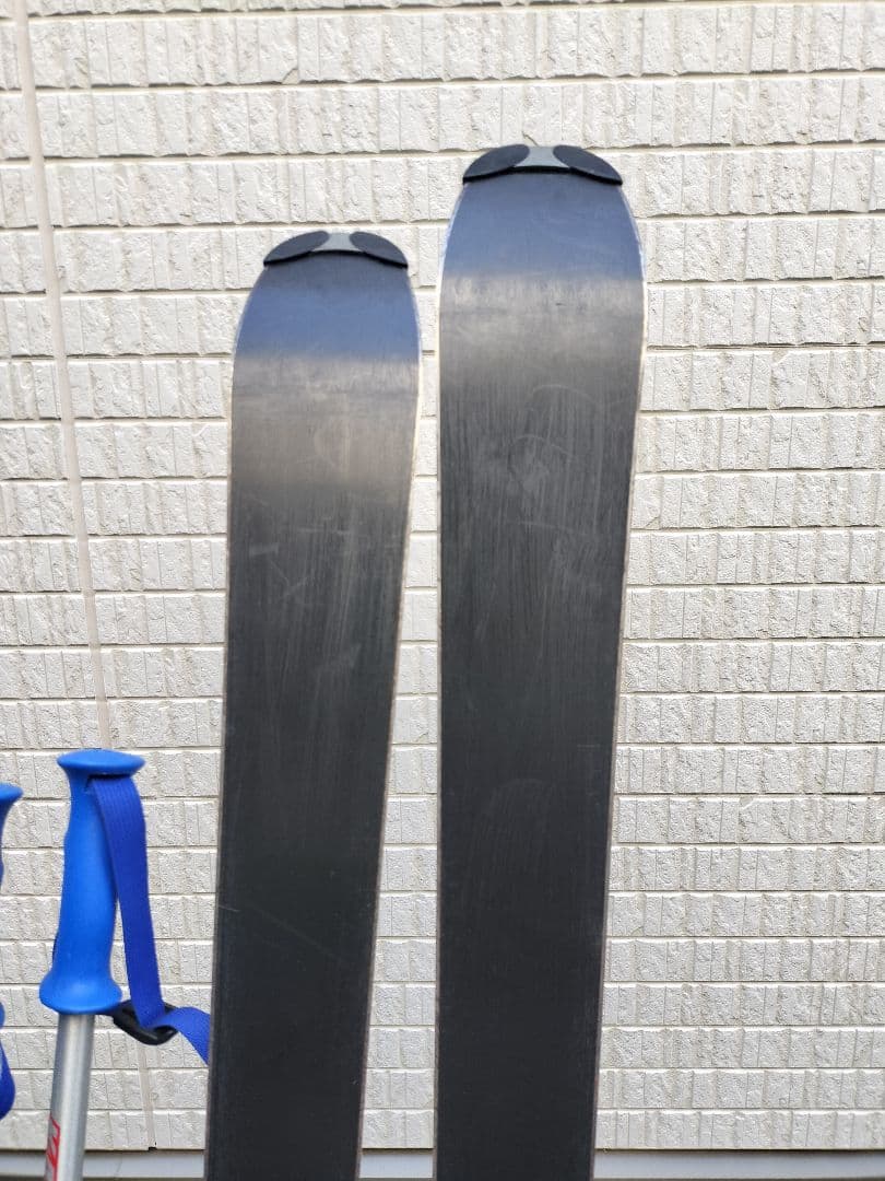 elan スキー板 マーブル模様 スキーブーツ付き