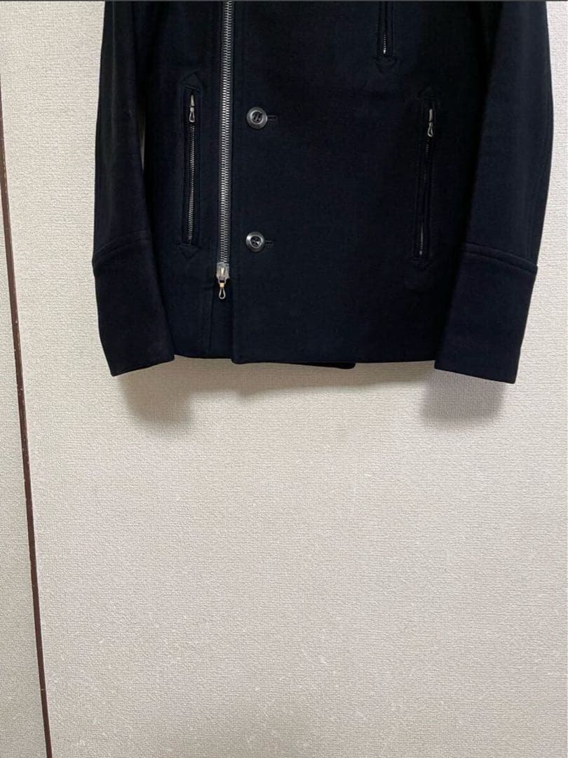 ATTACHMENT アタッチメント ライダース ピーコート ブラック 黒色