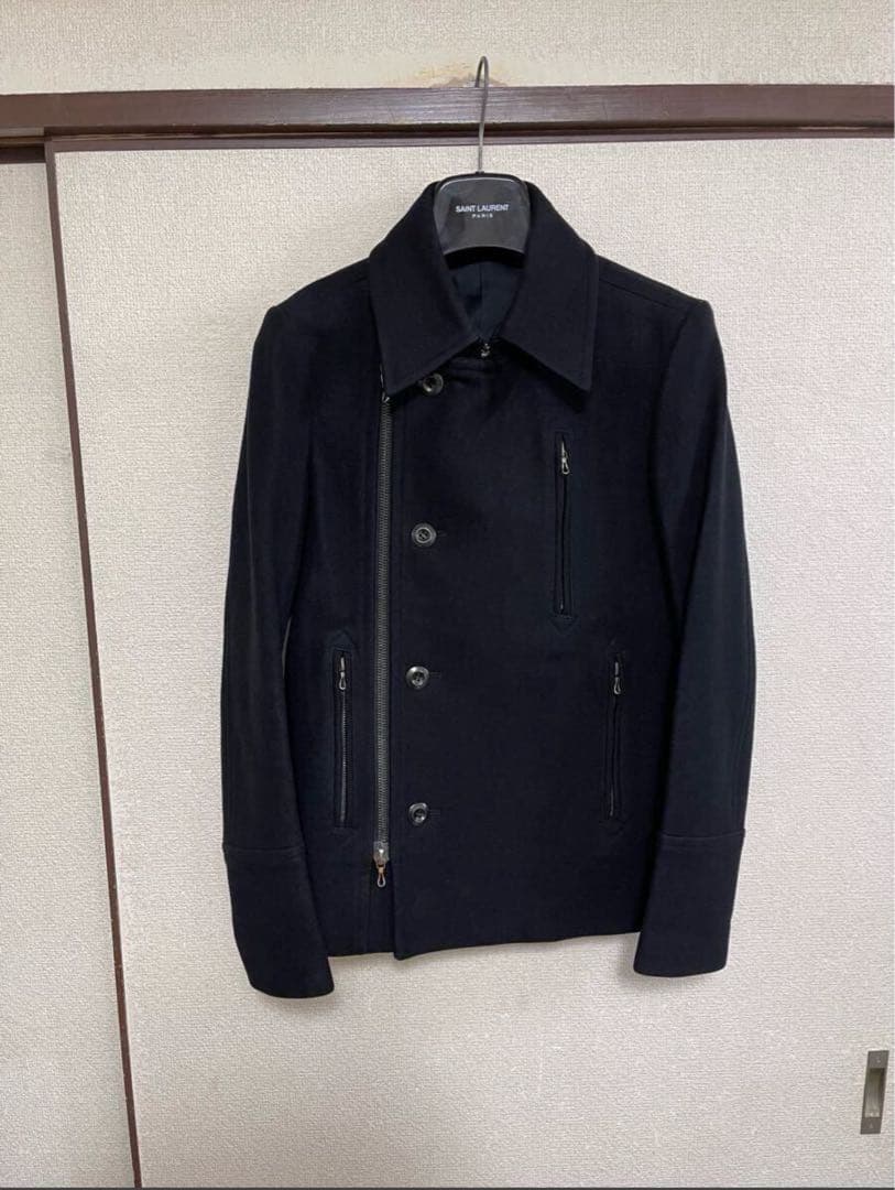 ATTACHMENT アタッチメント ライダース ピーコート ブラック 黒色