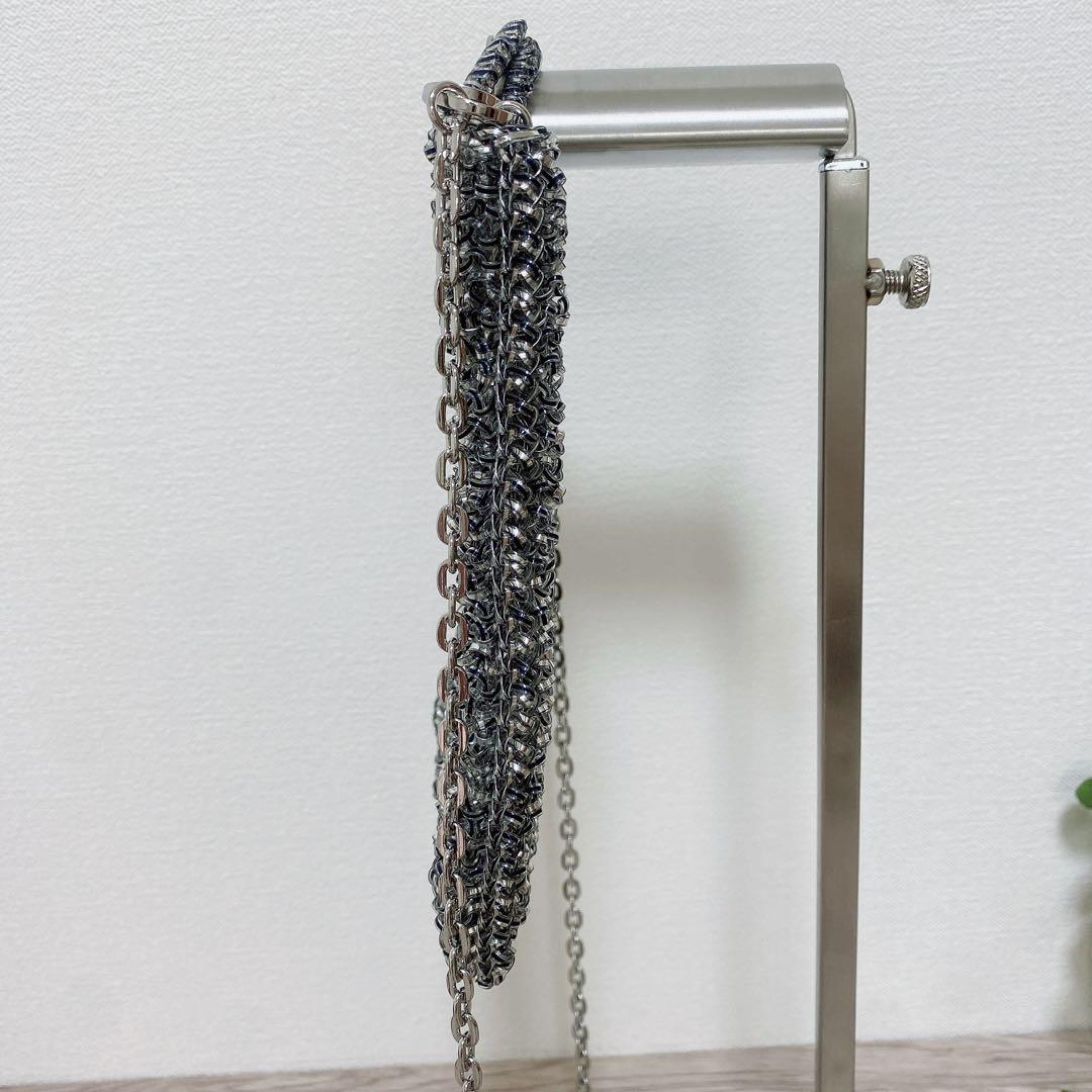 アンテプリマ　アデッソ　ミニアトゥーラ　シルバー　ショルダーバッグ　フォーマル