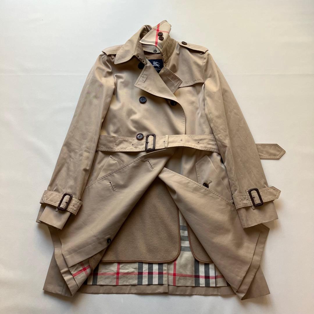 バーバリーロンドン トレンチコート ライナー付　メガチェック 38